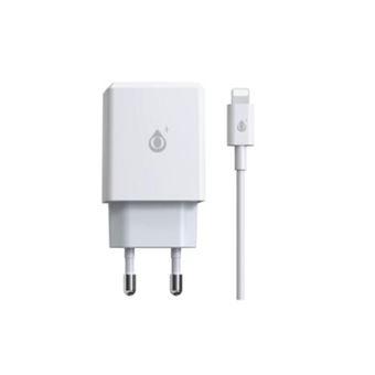 One+ Cargador de red USB-C + Cable Lightning -> USB-C Blanco