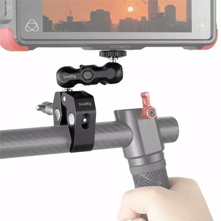 SMALLRIG Functional Crab Shaped Clamp with Ballhead Magic Arm 2164 - vue 2