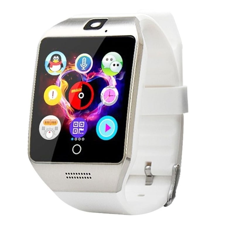 Montre Connectéee Téléphone iOs Android Smartwatch Bluetooth Antiperte Appels Sms Sim Blanc YONIS