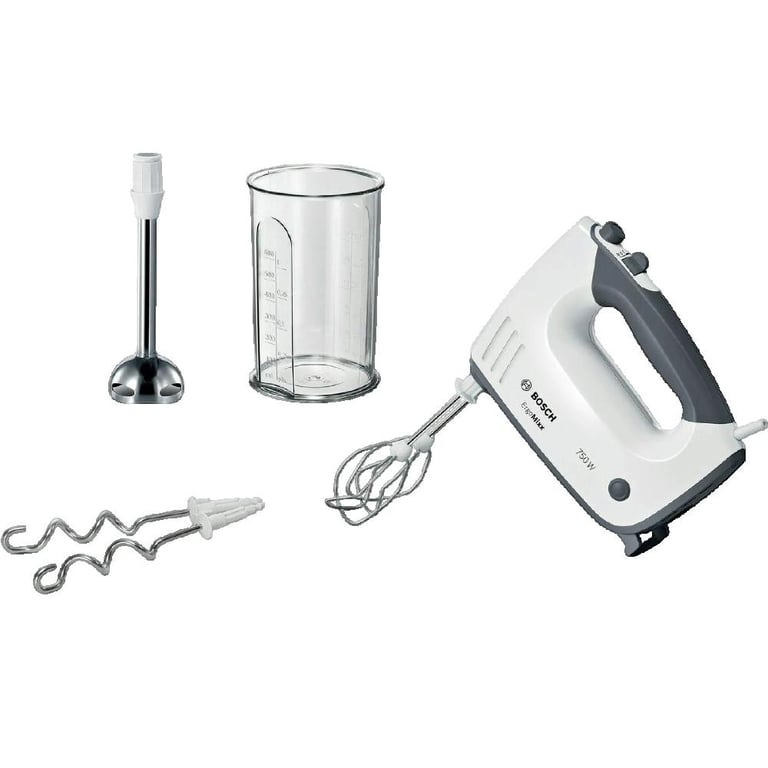 Batteur Bosch MFQ37470 – 750W, 5 Vitesses, Acier Inoxydable - vue 4