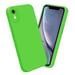 Coque pour Apple iPhone XR en FLUID VERT Housse de protection Étui en silicone TPU flexible