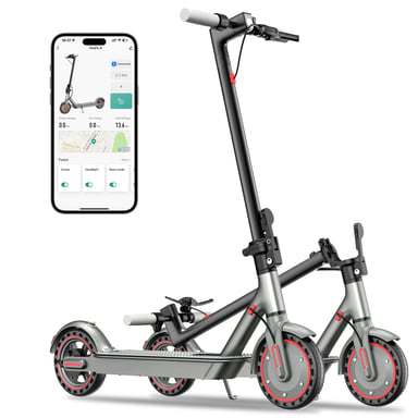 Trottinette électrique OOK-TEK D8 Pro, écran LED et application de contrôle - rouge