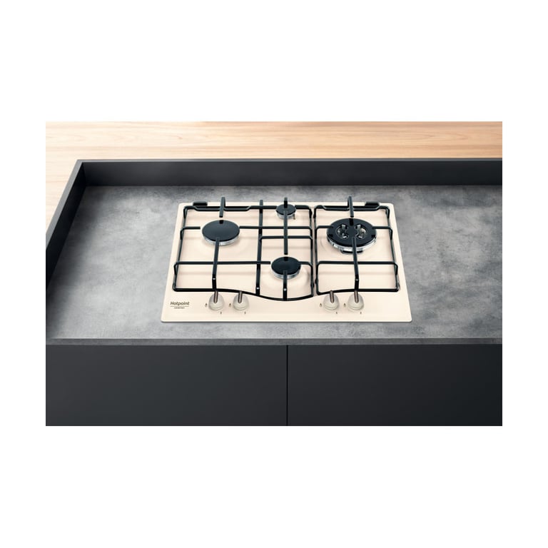 Table de cuisson à gaz Hotpoint Ariston Hotpoint 7HPCN OW RHA Neuf - vue 3