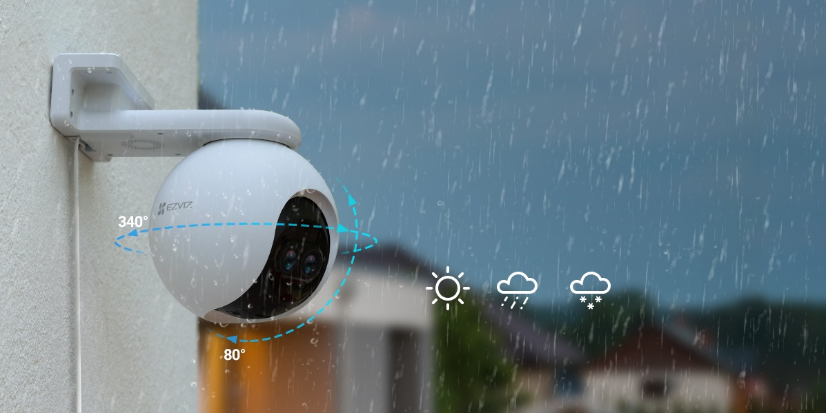 EZVIZ C8PF Sphérique Caméra de sécurité IP Intérieure et extérieure 1920 x 1080 pixels Plafondmur Neuf - vue 3