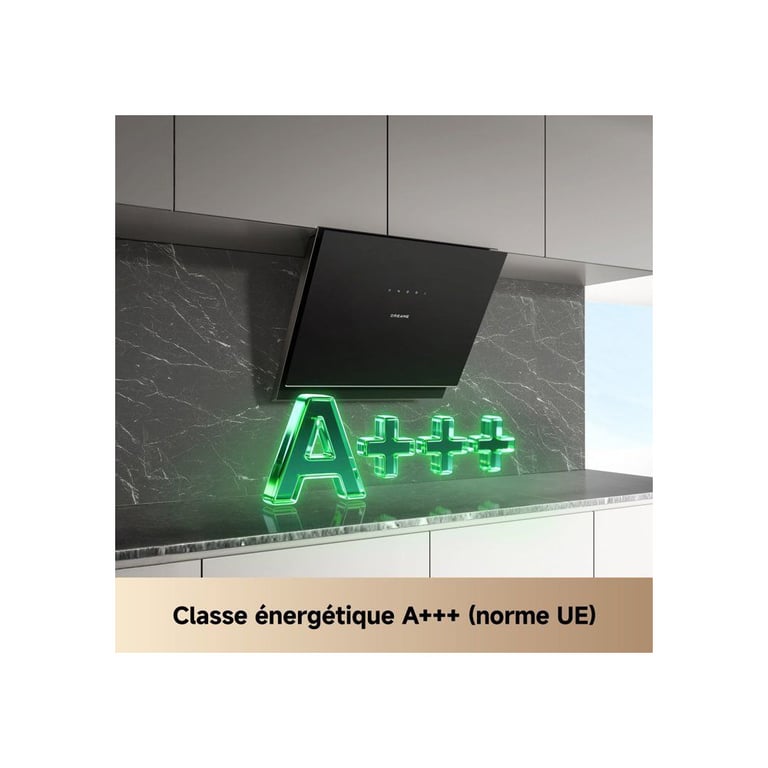Hotte inclinée de cuisine DREAME Z6000 type HZ60 60 cm - vue 3
