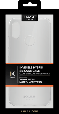 Carcasa híbrida invisible para Xiaomi Redmi Note 7/ 7 Pro, Transparente
