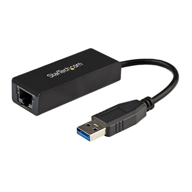 StarTech.com Adattatore di rete da USB 3.0 a Gigabit Ethernet, 10/100/1000 Mbps, da USB a RJ45, adattatore da USB 3.0 a LAN, adattatore Ethernet USB 3.0 (GbE), conformità TAA