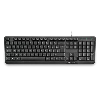 NGS FunkyV3, AZERTY, FR teclado Hogar USB Francés Negro