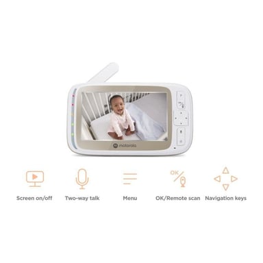 Videotelefono connesso per bambini - MOTOROLA - Audio bidirezionale - Rilevamento del movimento e del suono - Visione notturna - VM85