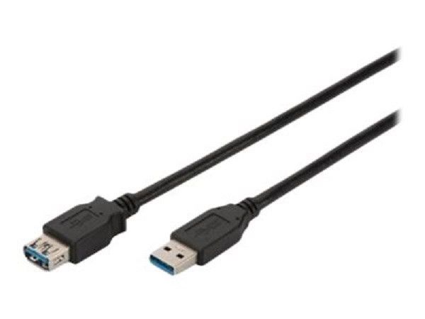 Câble USB Digitus USB-A 3 m USB 3.2 Gen 1 Noir - Image 5