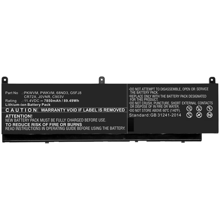 CoreParts MBXDE BA0218 composant de laptop supplémentaire Batterie Neuf