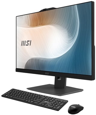 MSI Modern AM242TP 12M-854EN Intel® Core? i7 i7-1255U 60,5 cm (23,8'') 1920 x 1080 pixel PC All-in-One 16 GB DDR4-SDRAM 1 TB SSD Windows 11 Pro Wi-Fi 6E (802.11ax) Nero