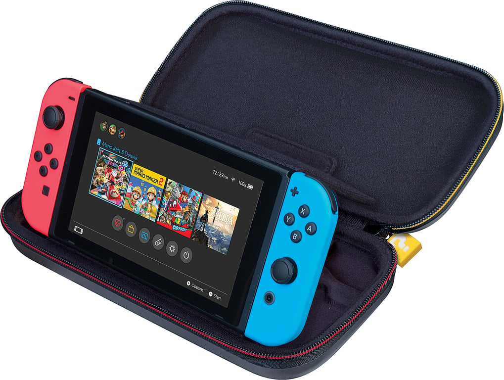 Pochette de transport Deluxe Officielle Super Mario NNS3B pour Nintendo Switch Noir - Neuf