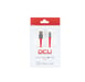 DCU Advance Tecnologic 34101285 câble Lightning 0,2 m Noir, Rouge