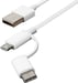 Xiaomi Mi 2-in-1 Cavo USB (da Micro USB a Tipo C) 100cm Cavo USB 2.0 1m USB A Micro-USB B Bianco