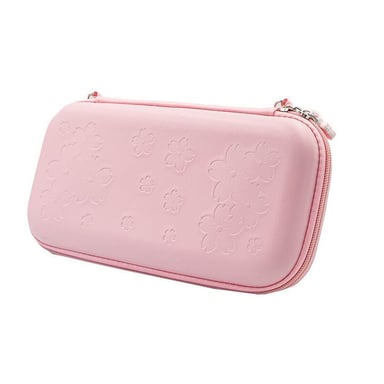 Estuche de transporte y accesorios compatibles con Nintendo Switch Pink 10-Piece