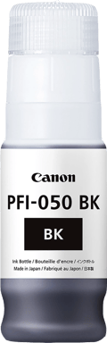 Canon PFI050 Botella de tinta negra original - PFI050BK/5698C001