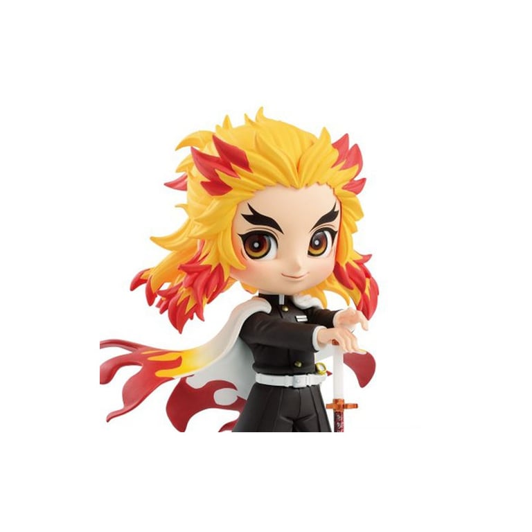 Demon Slayer Kimetsu No Yaiba Figurine Kyojuro Rengoku Q Posket version A - vue 2