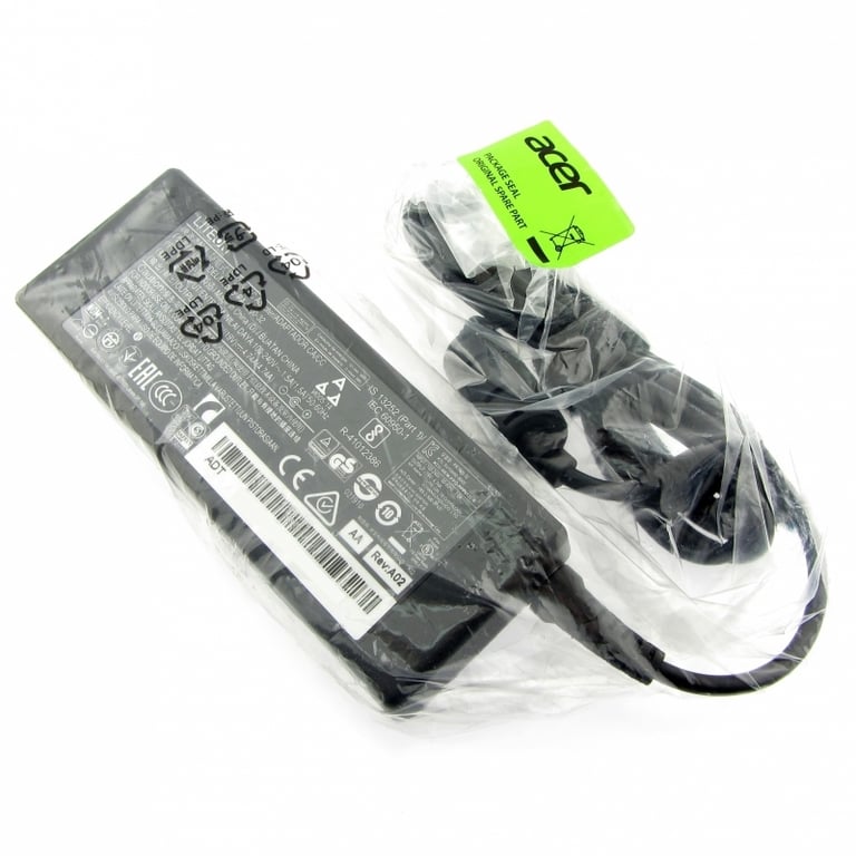 original charger (power supply) for LITEON PA-1900-32 for Acer and Packard  Bell, 19V, 4.74