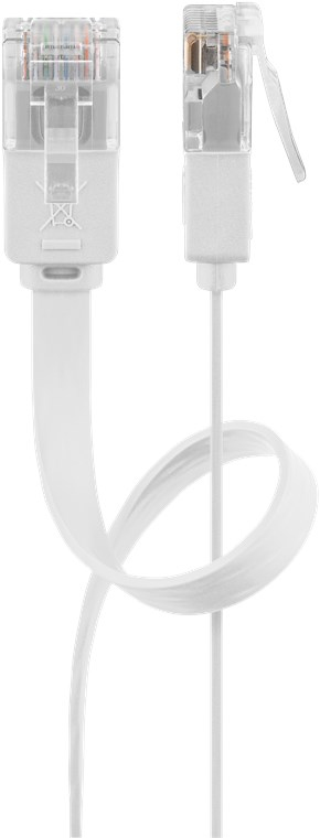Goobay 95157 câble de réseau Blanc 15 m Cat6 U/UTP (UTP) - Neuf