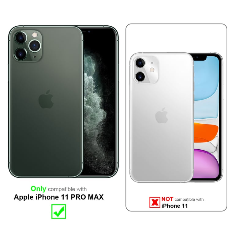 3x Verre trempé pour Apple iPhone 11 Pro Max en TRANSPARENT 3x Film de  protection d'écran durci tempered glass avec aide à l'installation -  Cadorabo