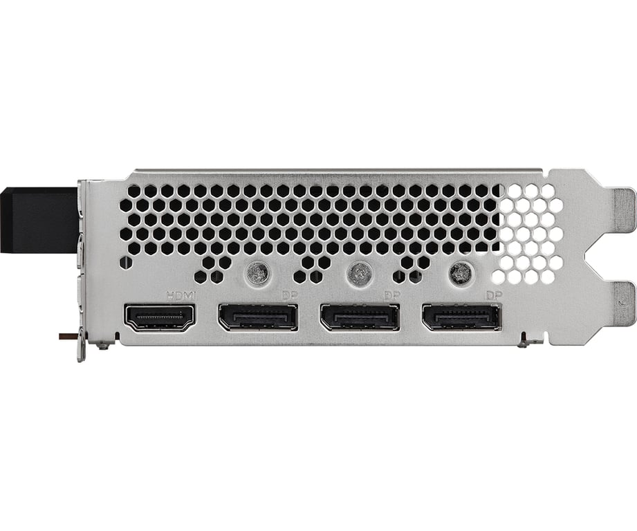 ASRock Challenger ITX Intel Arc A380 6GB OC Edition carte graphique Arc A380 6 Go GDDR6 PCIe 4.0 x8 HDMI 3 x DisplayPort - vue 3