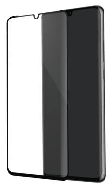 Protector de pantalla de cristal templado de borde a borde para Huawei P30 Pro, Negro