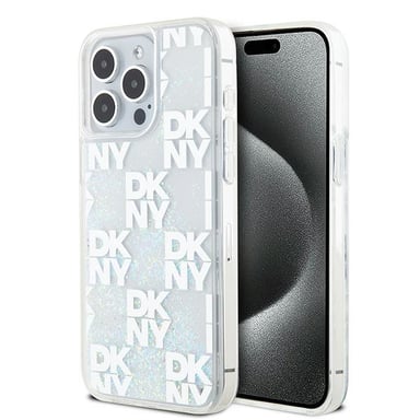 Custodia per Apple iPhone 15 Pro Max con motivo Liquid Glitter Check