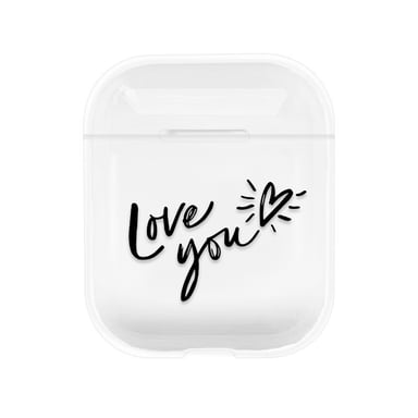 Coque Love You pour ''AirPods 1'' Boitier de Charge Housse Protection