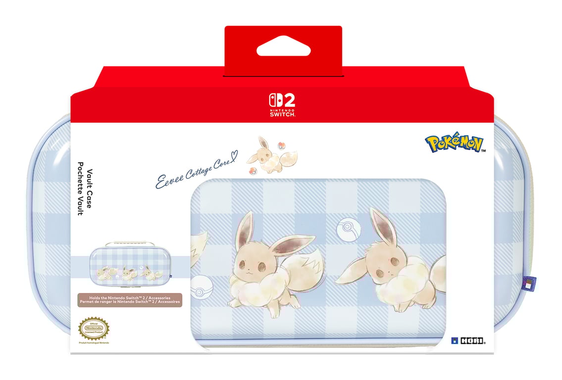 Pochette rigide Hori Évoli Cottage Core pour Nintendo Switch 2 Nintendo Switch Nintendo Switch OLED et Nintendo Switch Lite - vue 7