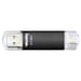 Hama 00124001 Unità flash USB da 128 GB USB Type-A / Micro-USB 3.2 Gen 1 (3.1 Gen 1) Nero