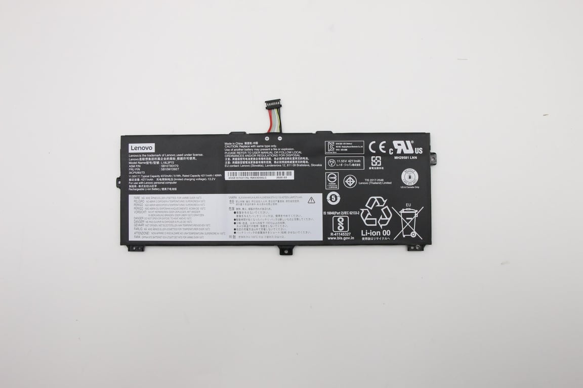 Lenovo 5B10W13927 composant de laptop supplémentaire Batterie Neuf