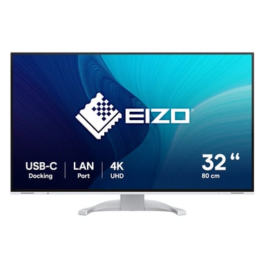 EIZO FlexScan EV3240X-WT LED display 80 cm (31.5'') 3840 x 2160 pixels 4K Ultra HD LCD Blanc