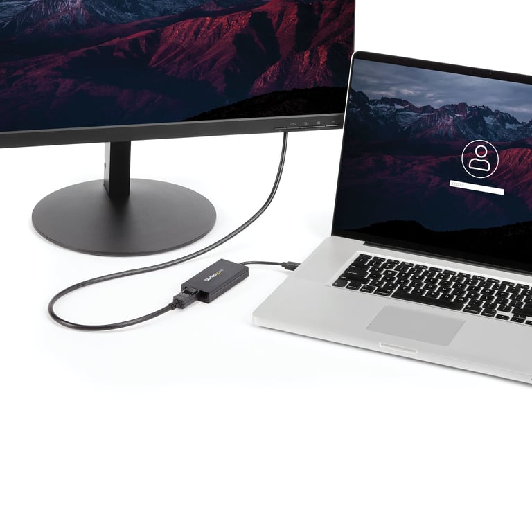 StarTech.com Adaptateur USB 3.0 vers DisplaPort 4K 30Hz Ultra HD Certifié DisplayLink Convertisseur USB Type A vers DP pour Moniteur Vidéo Externe et Carte Graphique Mac et Windows Neuf - vue 3