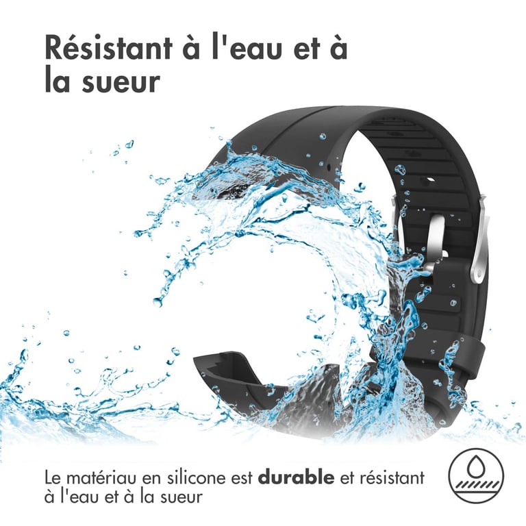 Bracelet Polar M400 / M430 20mm Silicone - vue 2