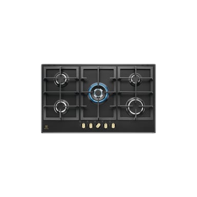 Electrolux KGS9536RN Noir Encastrable 87 cm Gaz 5 Brûleurs - Neuf