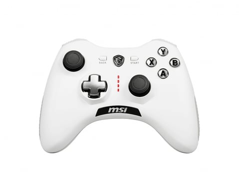 MSI Force GC20 V2 Blanc USB 2.0 Manette de jeu Analogique/Numérique Android, PC