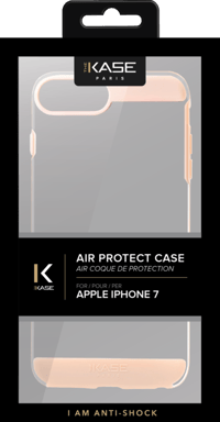 Carcasa protectora Air para Apple iPhone6/6s/7/8/SE 2020/SE 2022, Oro rosa