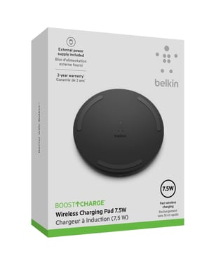 Belkin Boost Charge Smartphone Noir Secteur Recharge sans fil Charge rapide Intérieure