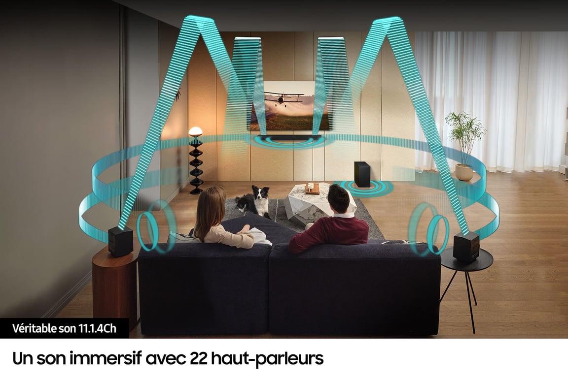 Barre De Son Samsung HW-Q995D – 11.1.4 Canaux, 656W, Dolby Atmos - vue 6