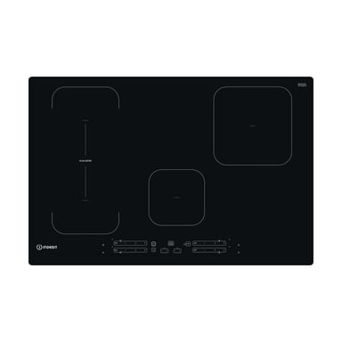 Indesit IB 21B77 NE Piano cottura incassato 77 cm Induzione 4 fuochi Nero