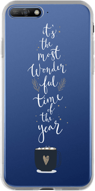 Coque Huawei Y6 2018 Hybride Motifs Wonderful time - Fabriqué en France Bigben