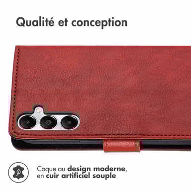 imoshion Étui de télephone portefeuille pour Samsung Galaxy A16 - Rouge