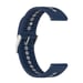 Cinturino colorato da 22 mm per orologio Suunto Race S Blue + Grey