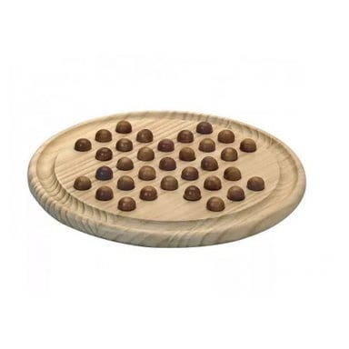 Jeu de logique en bois Solitaire - Stratégie captivante
