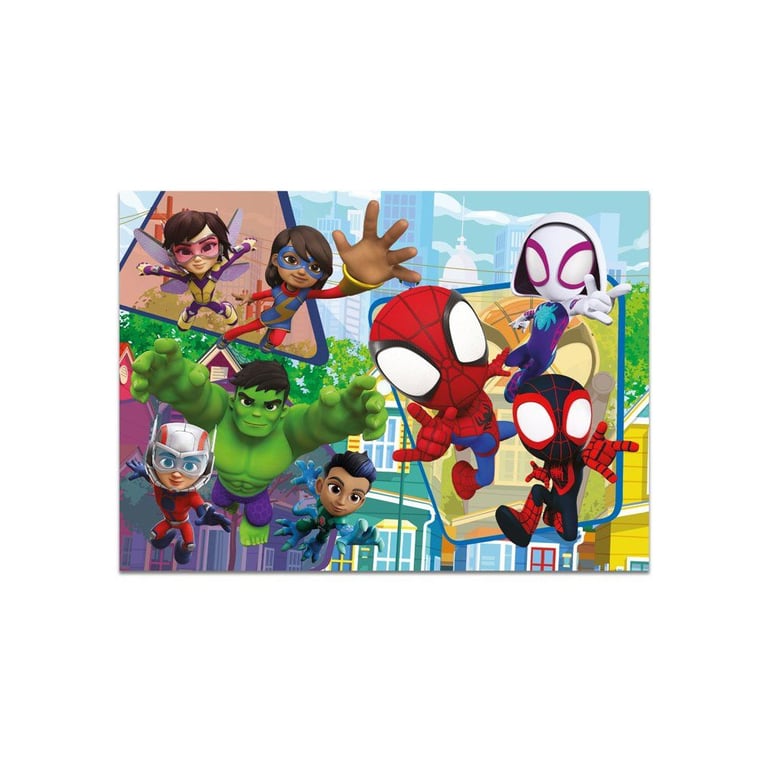 Puzzle Double Face Lisciani Giochi Spidey – 4 Puzzles de 48 Pièces, Dès 4 Ans - vue 2