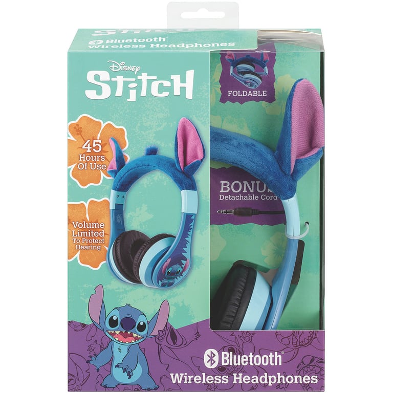 Casque audio sans fil Ekids Stitch Bluetooth Kidsafe