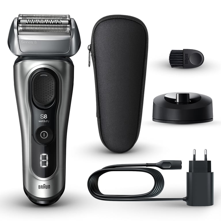 Rasoir Électrique Braun Series 8 8517s – 4 Éléments De Rasage, Autonomie 60 Min - vue 3