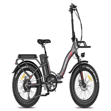 FAFREES F20 Max Bici Elettrica - Batteria da 500W 1080WH Autonomia 110KM Freni a disco - Grigio