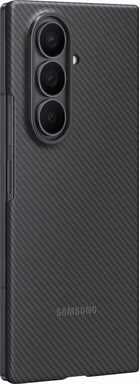 Samsung Funda Original de Fibra de Carbono para Galaxy Z Fold 7 con Películas Antirreflejos para Pantalla Negro
